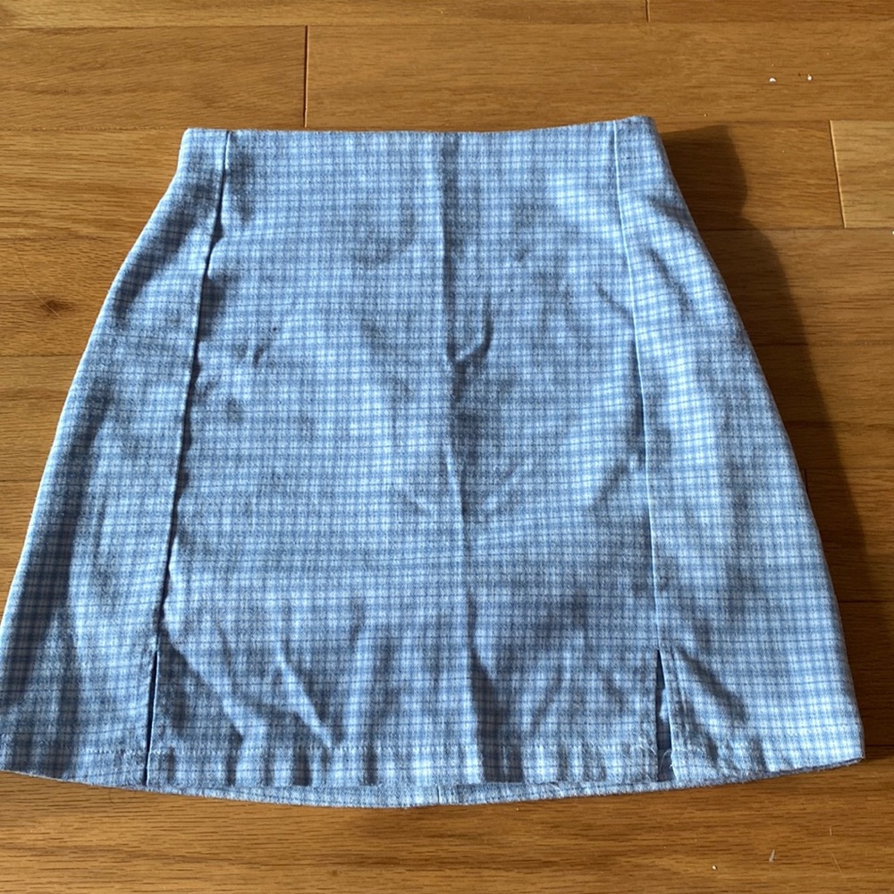 Brandy Melville checkered mini skirt